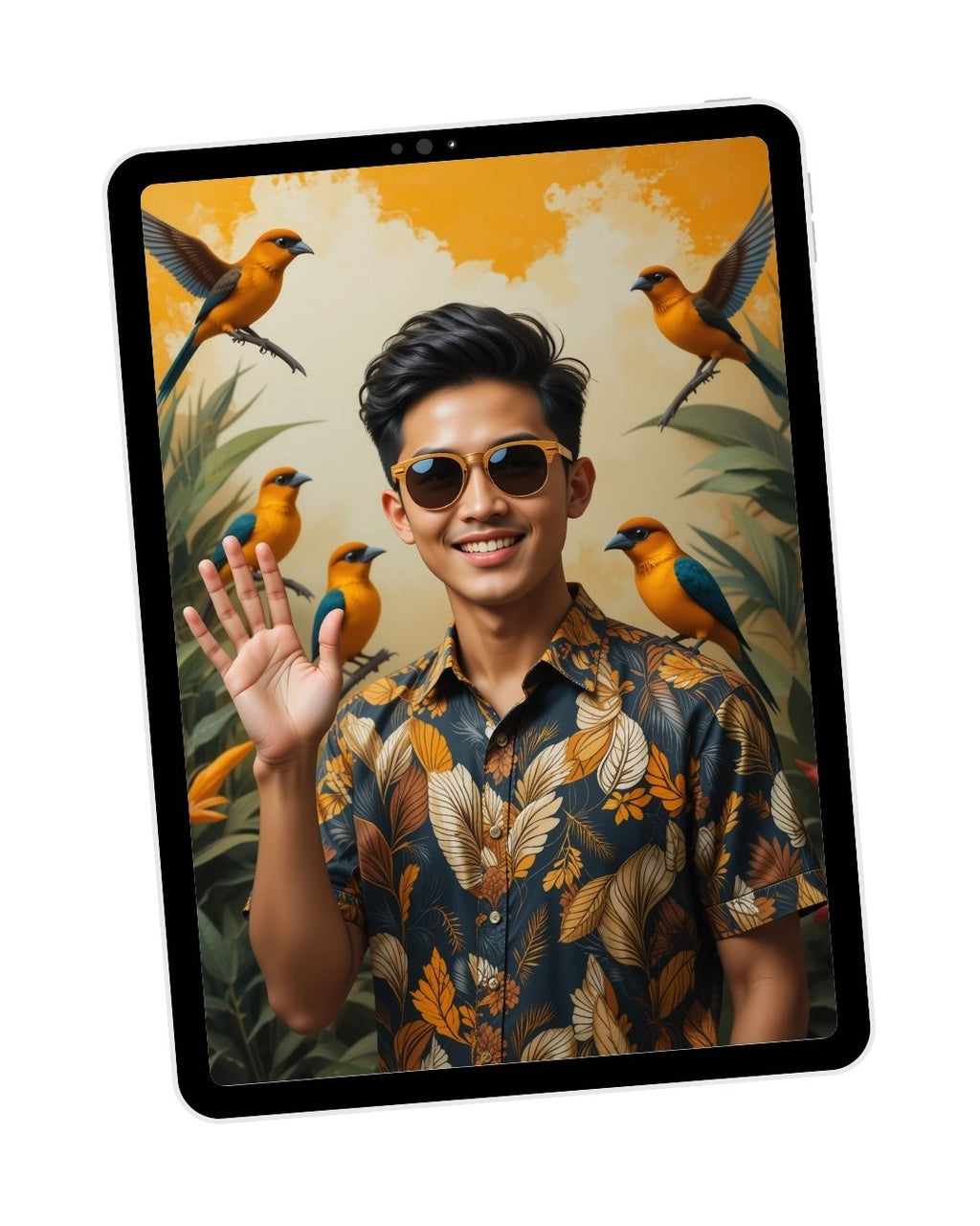 Hyperrealistic Portraits with sunglases