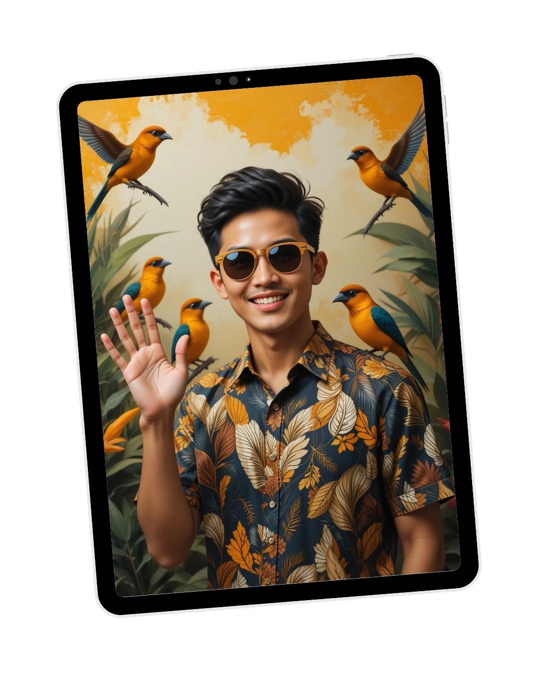 Hyperrealistic Portraits with sunglases